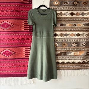 Banana Republic Green Knit Dress